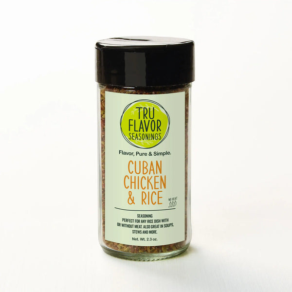 Truflavor Seasonings Cuban Chicken and Rice Glass-Jar