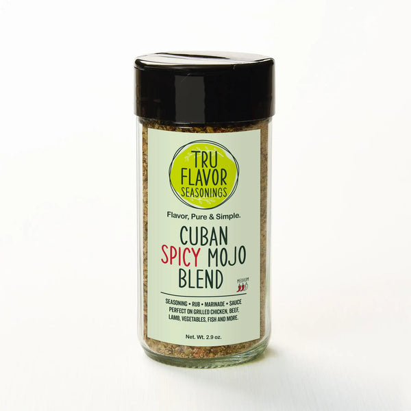 Truflavor Seasonings Spicy Cuban Mojo Blend Glass Jar
