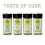 Taste of Cuba Bundle
TruFlavor Taste of Cuba Bundle with four seasoning blends on a white background.
Cuban Mojo, Cuban Adobo, Cuban Beans, and Cuban Chicken & Rice blends in jars and bags on a white background.
