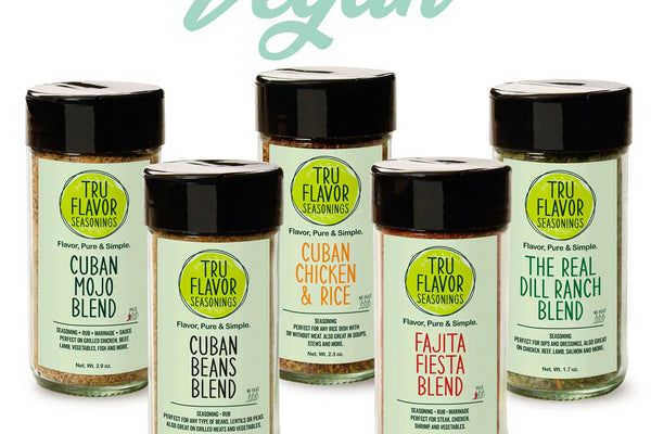 Vegan Seasoning Blend Bundle in glass jars