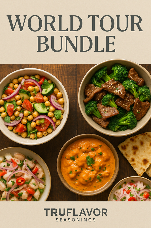 Go Around the World Without Leaving Your Kitchen: The Global Flavor Tour Bundle